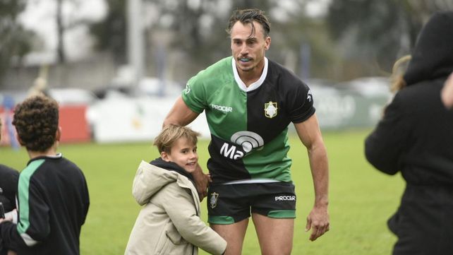 Juan Imhoff y su sueño cumplido: volver a vestir la camiseta de Duendes en un partido oficial del rugby local, en este caso el Torneo del Interior ante Tala de Córdoba.