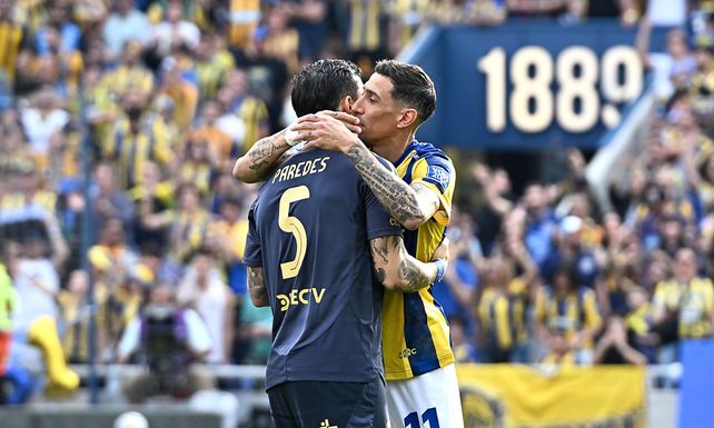 En Arroyito ya coincidieron Angelito Di María y Leandro Paredes. Fue en el Central-Boca de hace algunas semanas.