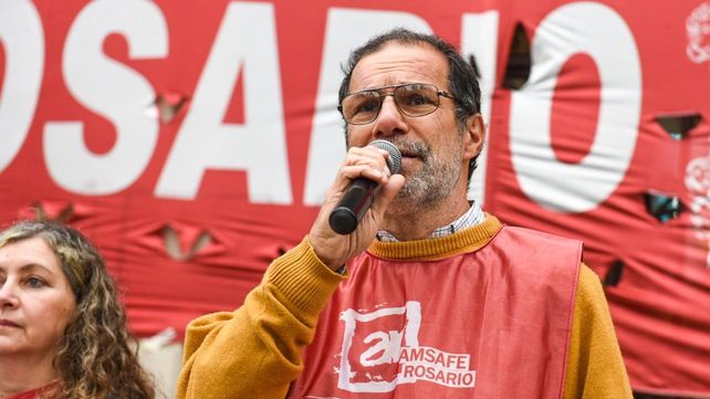 Juan Pablo Casiello, de Amsafé Rosario, dijo que la propuesta salarial del gobierno 