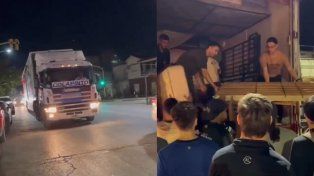 La familia Colapinto encabezó una campaña solidaria para llevar donaciones a Bahía Blanca.