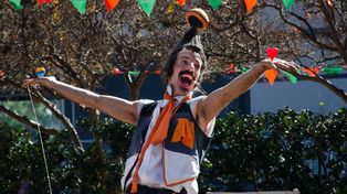 El payaso Cartoncito actuará en Paraná, La Paz, Oro Verde y Santa Fe.