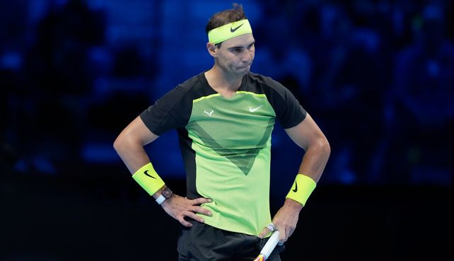 Rafa Nadal perdió frente al canadiense Felix Auger-Aliassime por 6/3 y 6/4.