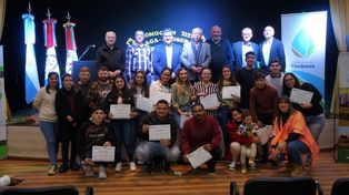 Acto. Los nuevos recibidores de granos y operadores de puertos.