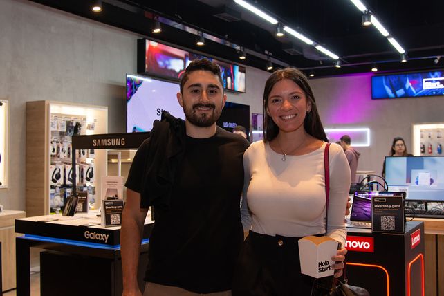 Gianfranco Romanello y Natalia Maidana