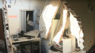 El derrumbe se produjo en una vivienda de barrio Azcuénaga.