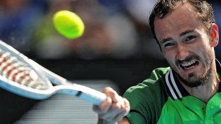 El ruso Daniil Medvedev llegó a las semifinales del Abierto de Australia.
