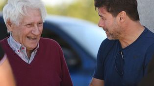 Pochettino se reencontró con Jorge Griffa en Bella Vista