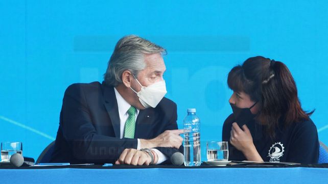 Postales de la tercera visita de Alberto Fernández a Paraná