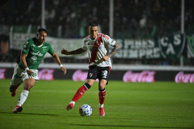 River empató en Junín ante Sarmiento.