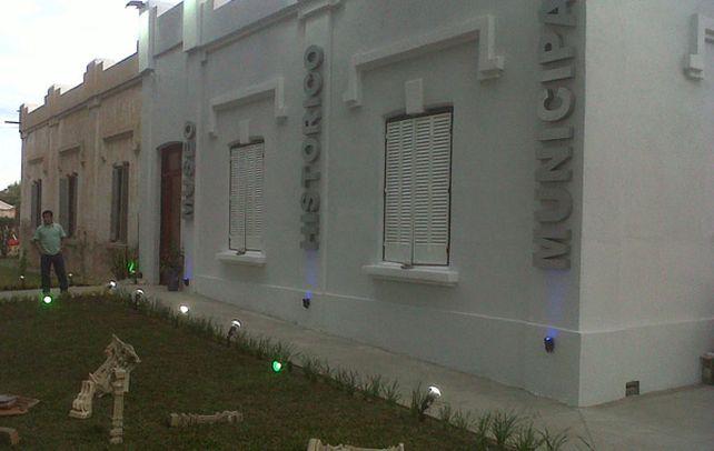 Frente a la plaza san martín. El Museo Histórico en su nuevo edificio.
