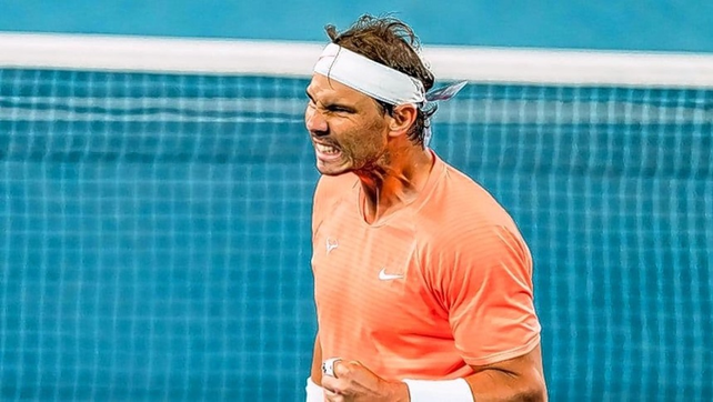 Rafael Nadal se metió en octavos de final del Abierto de Australia.