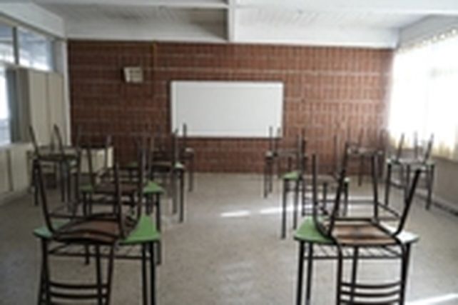 Aula vacía. La controversia se suscitó a poco de que se inicie el período de vacaciones.