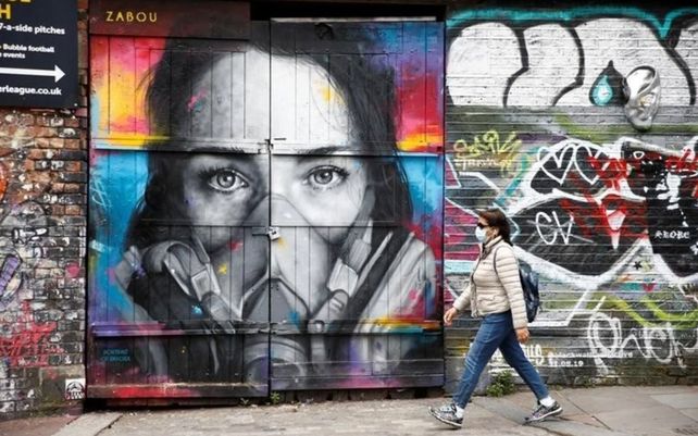 El arte urbano se inspira en la pandemia