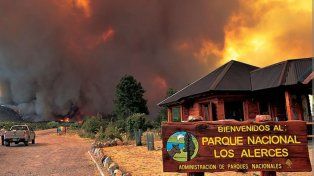 El incendio está avanzando hacia Esquel