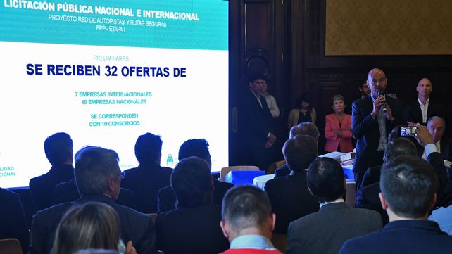 Acto. El ministro de Trabajo