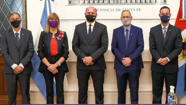 El gobernador Omar Perotti