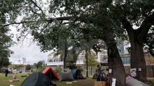 La obra en el parque Alberdi suma otro capítulo al debate