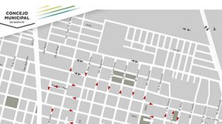 Aprobaron cambios circulatorios en Guadalupe Oeste y Coronel Dorrego