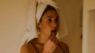Ivana Nadal, recién salida de la ducha