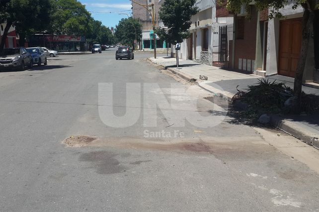 La zona del hecho. A cincuenta metros de avenida Freyre la víctima fue ultimada a balazos.&nbsp;