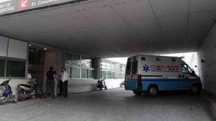 El obrero fue trasladado en una ambulancia del Sies al Heca.