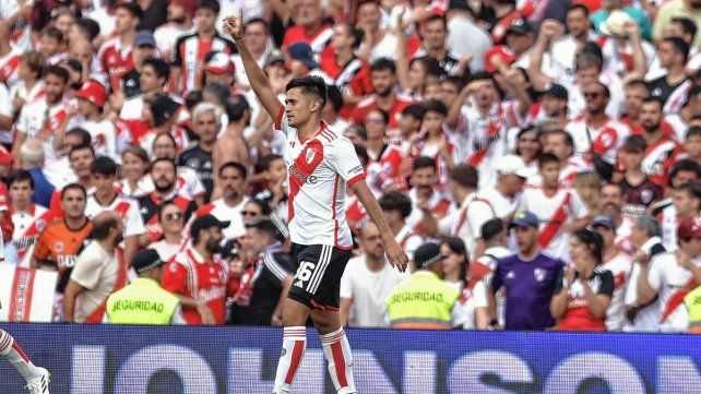 Pablo Solari abrió la cuenta para River.