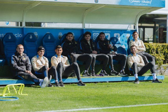 La Selección Argentina tuvo una tarde relajada en Ezeiza. Pero con trabajos.