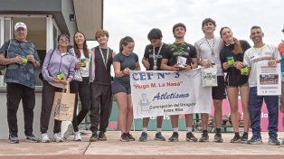 La delegación del CEF N°3 que compitió en Posadas.&nbsp;