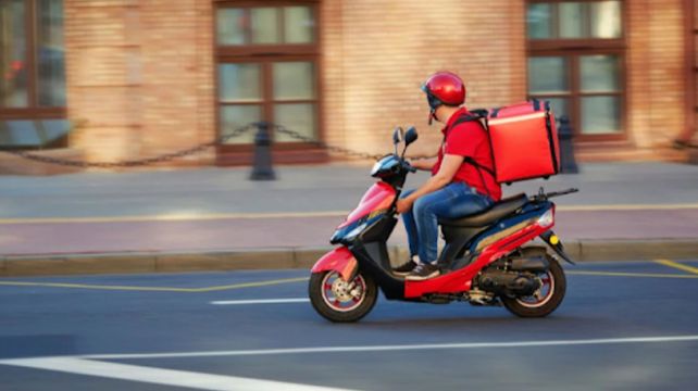El delivery de la rotisería perdió su moto