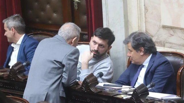 Pablo Juliano Facundo Manes del bloque&nbsp; radical Democracia para Siempre