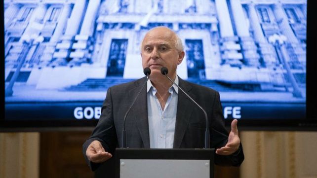El gobernador de Santa Fe