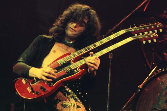 El mejor riff de guitarra de todos los tiempos es de Jimmy Page, el guitarrista de Led Zeppelin