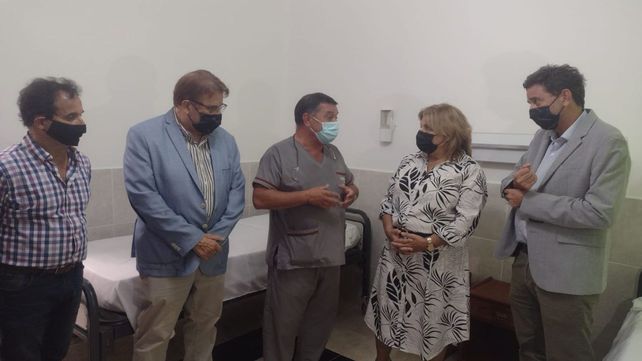 Las autoridades recorrieron las instalaciones del hospital casildense.&nbsp;