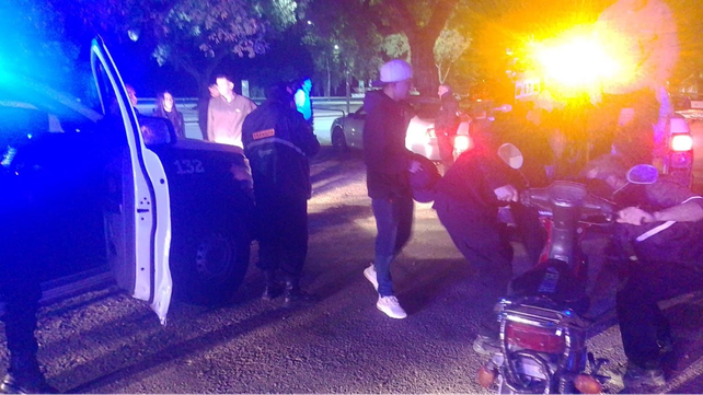 El operativo de prevención de carreras callejeras se realizó este miércoles en el Paseo Ribereño Norte.&nbsp;