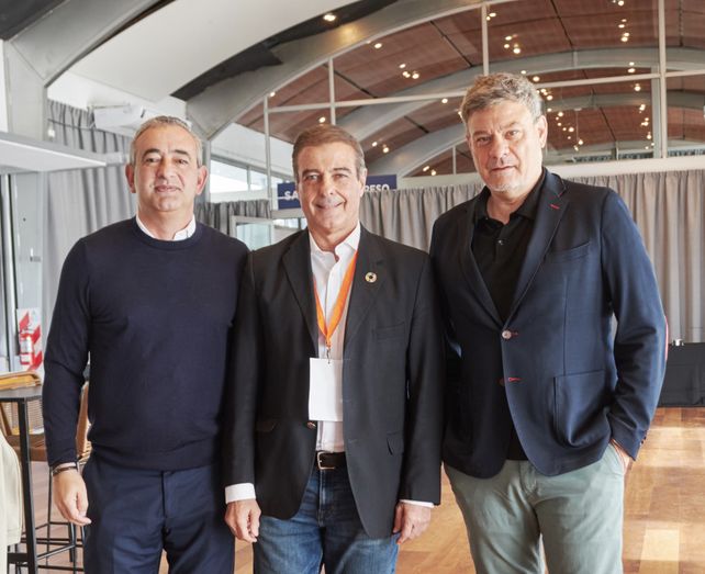 Pablo Javkin Diego Sueiras y Rogelio Biazzi.