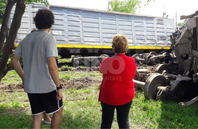 Volvió a descarrilar el tren en la ciudad