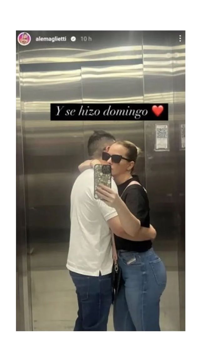 Alejandra Maglietti vía historias de Instagram