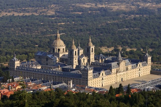 Palacio. Vista aérea de El Escorial