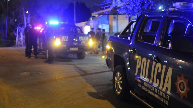 Flammarión y Lamadrid. La policía trabaja en el lugar del crimen.&nbsp;