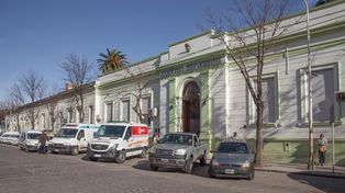 Hospital San Martín de Paraná, la ciudad más golpeada por el coronavirus en la provincia.&nbsp;