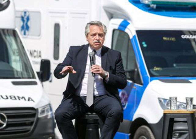 El presidente Alberto Fernández