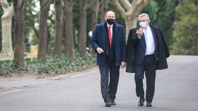 El gobernador de Santa Fe y el presidente. Ambos sufrían derrotas.&nbsp; &nbsp;