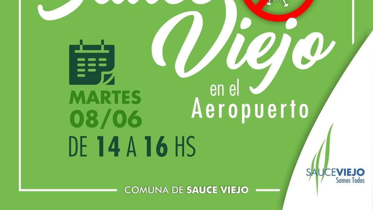 DetectAr hoy se realizarán testeos en Sauce Viejo