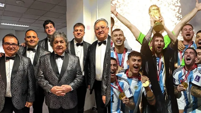 Los Palmeras están en la lista de canciones elegidas por la Selección Argentina
