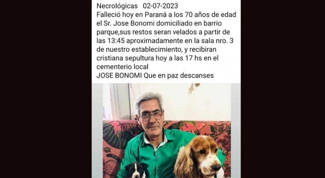 Tras agonizar diez días