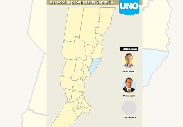 Así votó la provincia de Santa Fe