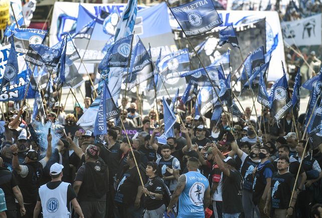 La CGT realizó la primera gran movilización sindical tras la pandemia