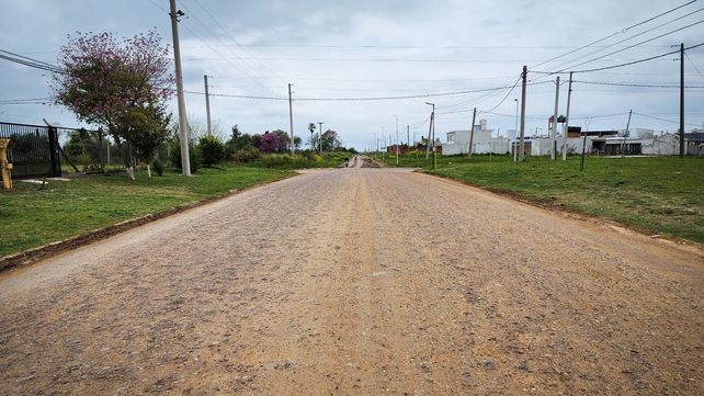 San Benito: pavimentarán más de mil metros de Guido Marizza