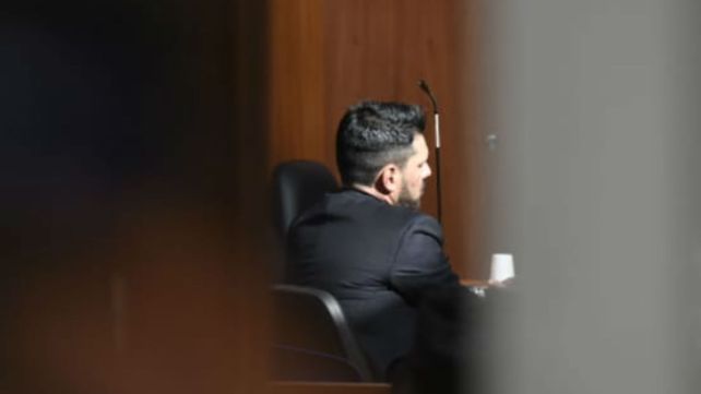 Matías Messi durante la audiencia de hoy.&nbsp;