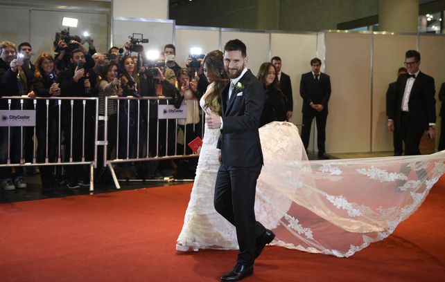 Messi agradeció las muestras de afecto en el día tan especial de su casamiento